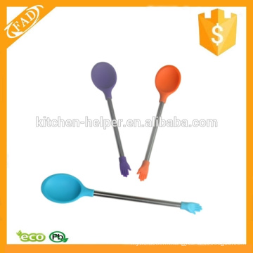 New Arrival Silicone Baby Kids Feeding Spoon